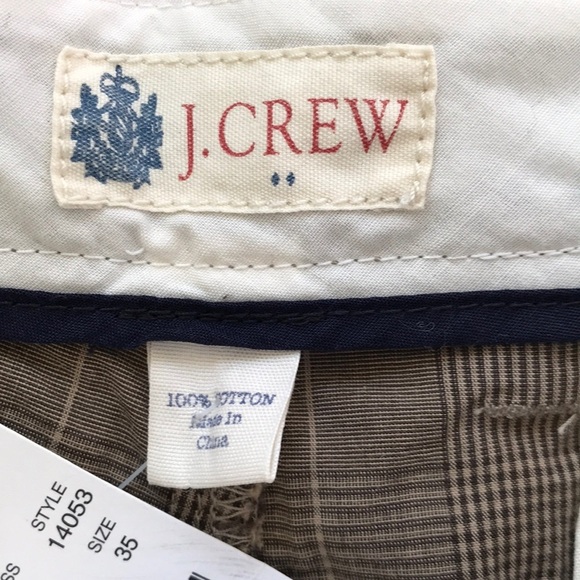 NWT! J. Crew men’s size 35W brown cotton shorts - Picture 3 of 8